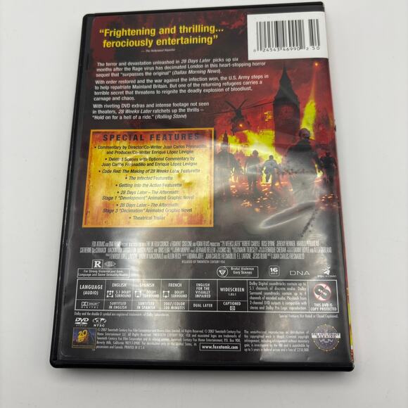 28 Days Later + 28 Weeks Later DVD Lot – Horror Zombie Movies Danny Boyle Set - Picture 4 of 8